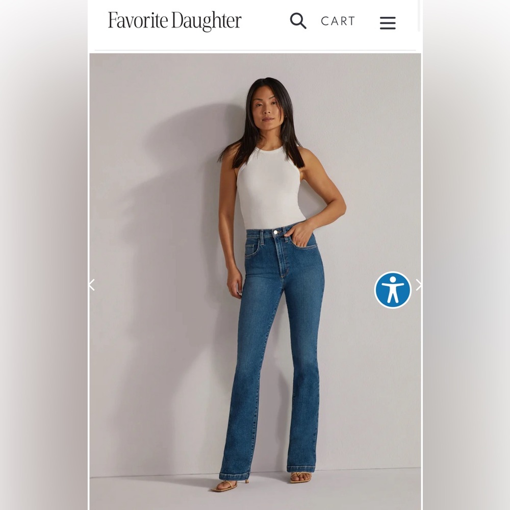 NWT - FAVORITE DAUGHTER VALENTINA JEANS